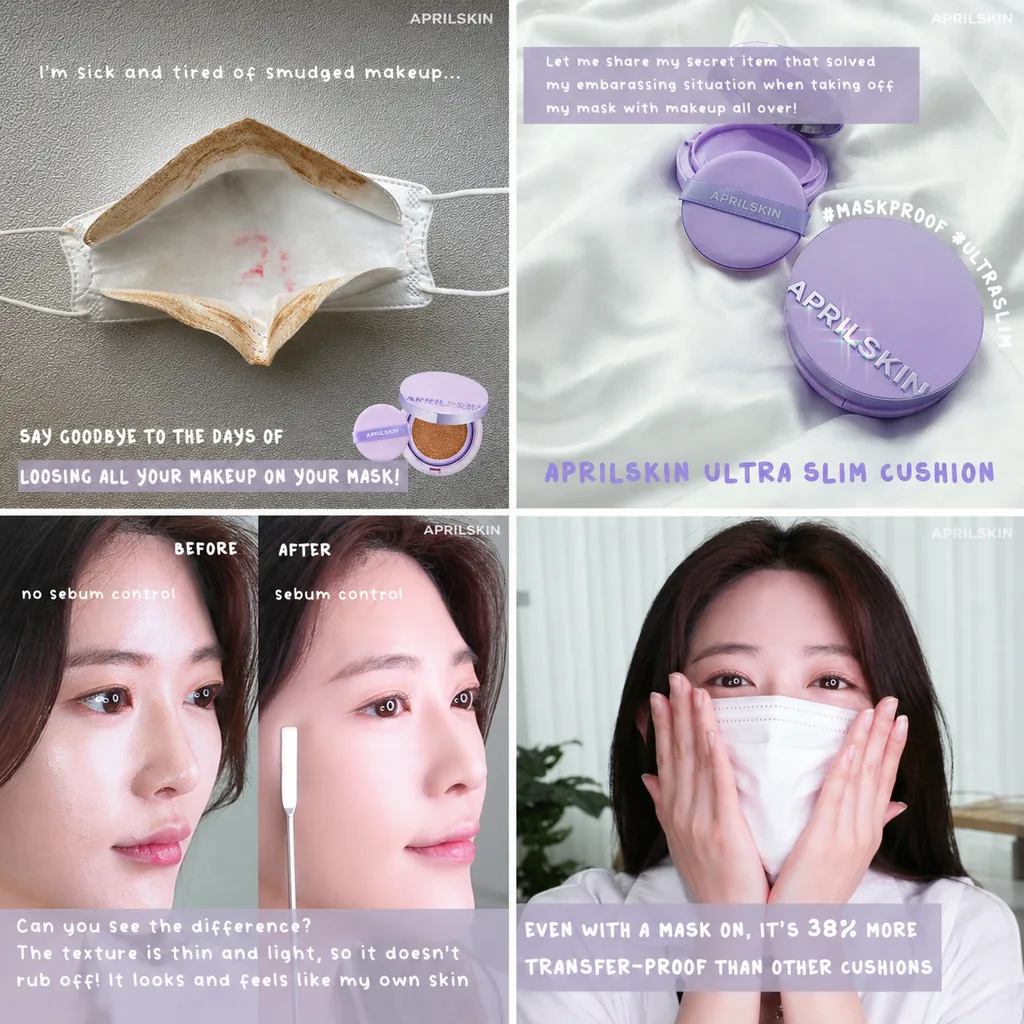 Aprilskin cushion campaign concept